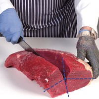 Topside Mini Joints (with added fat) Meat Cut Spec Step 4